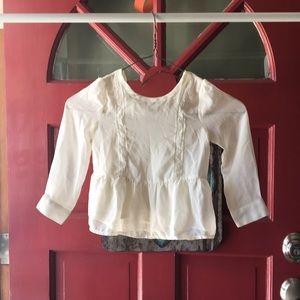 Little Girls Cream colored top
